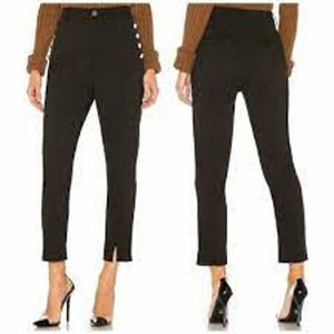 NWT LA ACADAMIE REVOLVE THE  MIRABELLA BLACK SAILOR FRONT PANTS SZ S